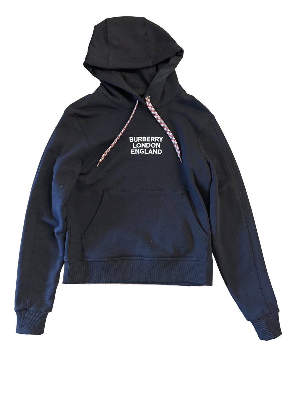 Burberry Black Pullover Hoodie with Logo